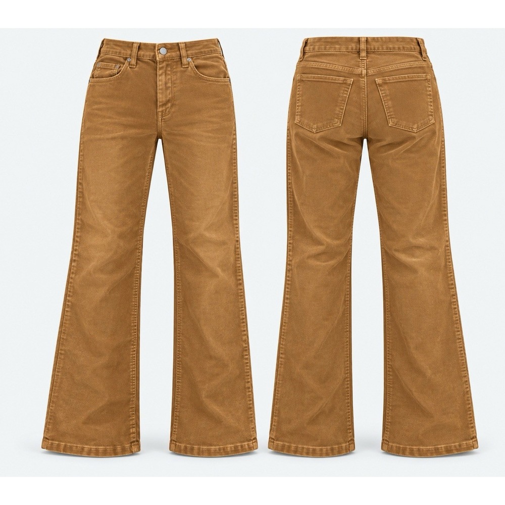 J.Crew Corduroy Jeans Womens 30Tx29 CARMEL BRN  Straight Leg Trousers Pants